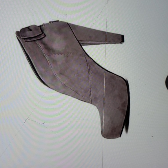 LADIES G BY GUESS GRAY TARRAH BOOTIES SZ 7 - Picture 3 of 11